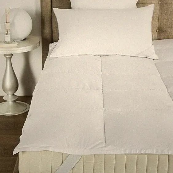 $1700 NEW Frette CORTINA TOPPER Mattress Pad The Down Filler White QUEEN