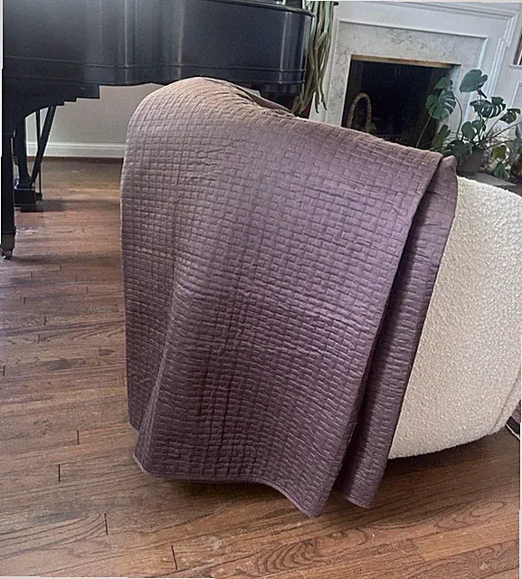 Bagni Volpi Noemi NC Souther Coverlet Scandia Down Quilted Brown Tan