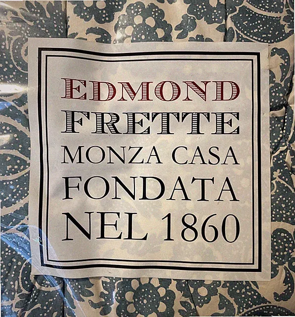 Edmund FRETTE Monza Casa Fondata Nel 1860 King One Size Comforter 106”x102”RARE
