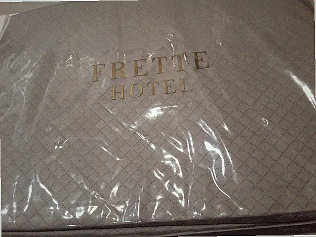 FRETTE HOTEL H C MELODY FULL/QUEEN COVERLET 94"X102" 100% COTTON NEW