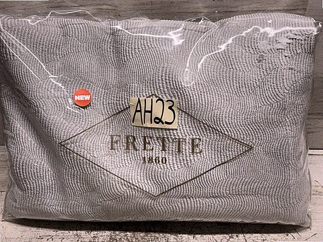 Frette Luxury Clouds Cotton & Silk King Bedspread Coverlet Light Grey $2,100