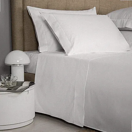 FRETTE LUXURY PERCALE QUEEN 4 PC SHEET SET WHITE NEW WITH TAGS