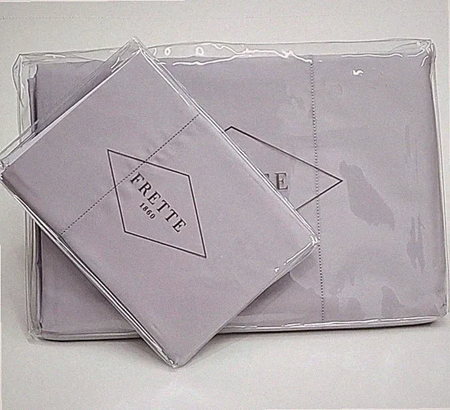 Frette Single Ajour King Duvet Cover Set Grey Cliff Cotton Sateen