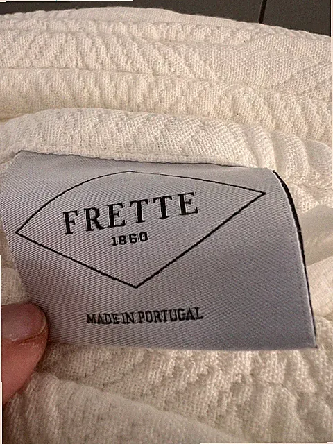 Gorgeous Frette 100% Cotton King Coverlet Beige Off White $1590
