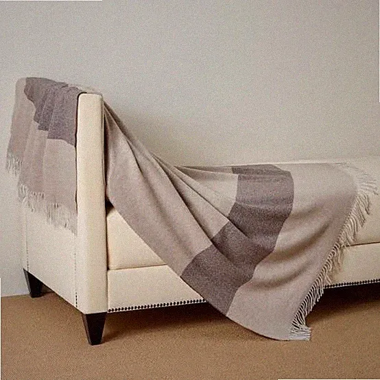 NEW Frette Balze Cashmere Throw 51" x 75" Brown $950